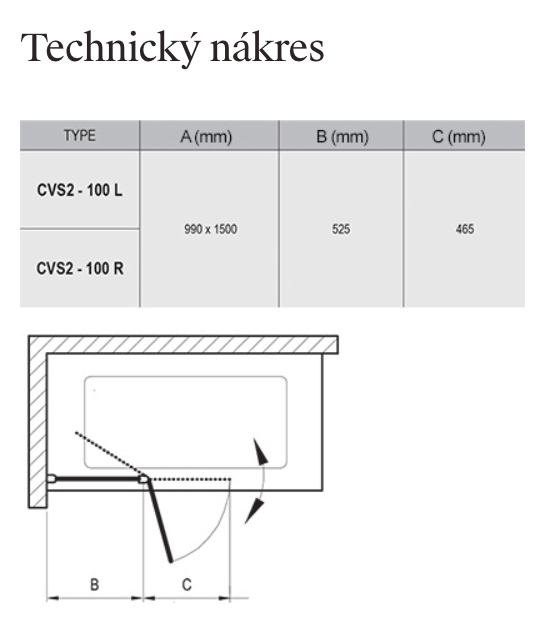 ravak-cvs2-technicky-nakres